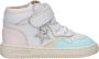 Shoesme leren sneakers wit blauw roze Leer Meerkleurig 24 - Thumbnail 3