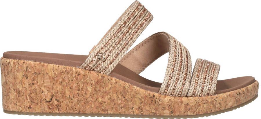 Skechers Arch Fit Beverlee Always Classy Slipper Dames Goud