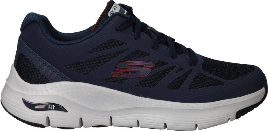 Skechers Arch Fit Charge Back Sneakers Heren Blauw