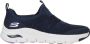 Skechers Arch Fit Modern Rhythm Dames Instappers Donkerblauw - Thumbnail 5