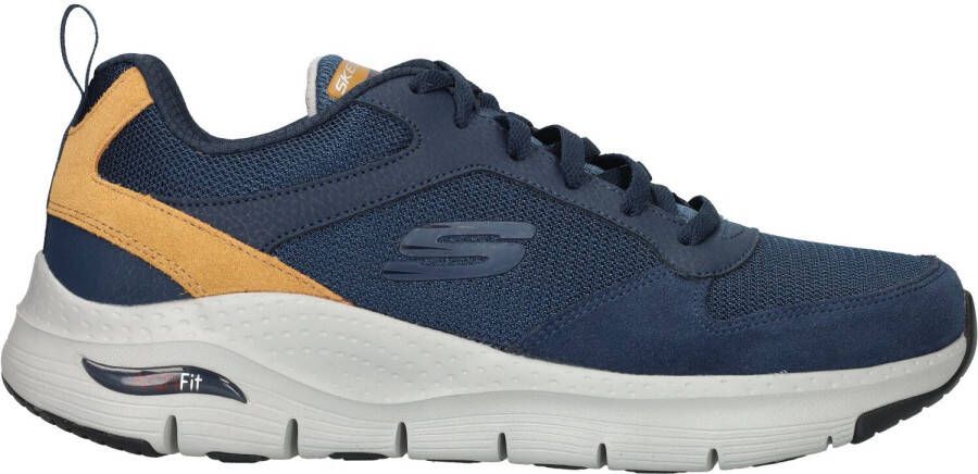 Skechers Arch Fit Servitica Sneaker Heren Blauw