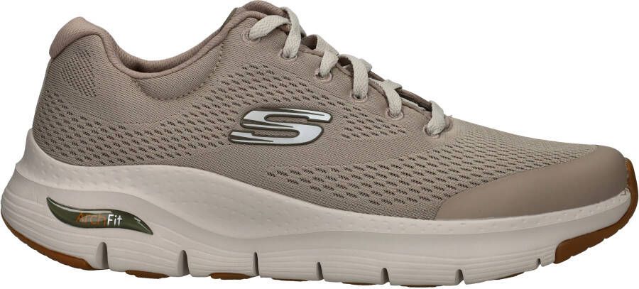 Skechers Arch Fit Sneakers Heren Taupe