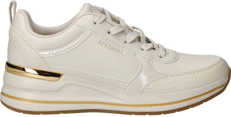 Skechers Billion 2 Fine Shine Sneakers Dames Beige