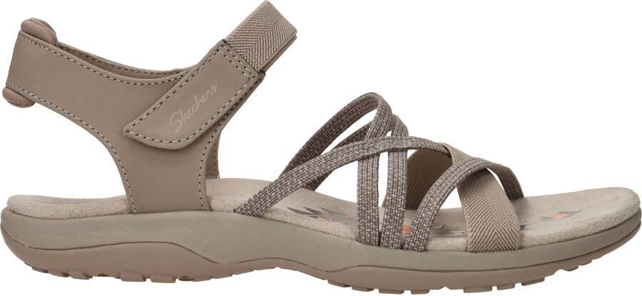 Skechers Bobs Arch Reggae Slim Meadow Grazer Sandalen Dames Taupe