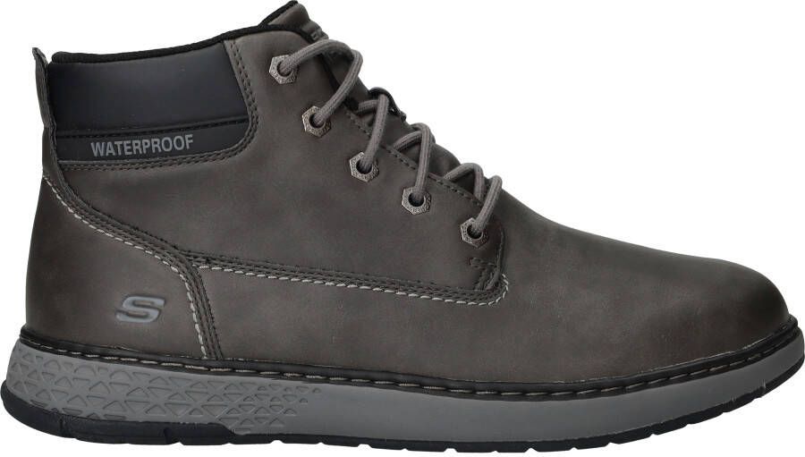 Skechers Garlan Deno Waterproof Veterboots Heren Grijs