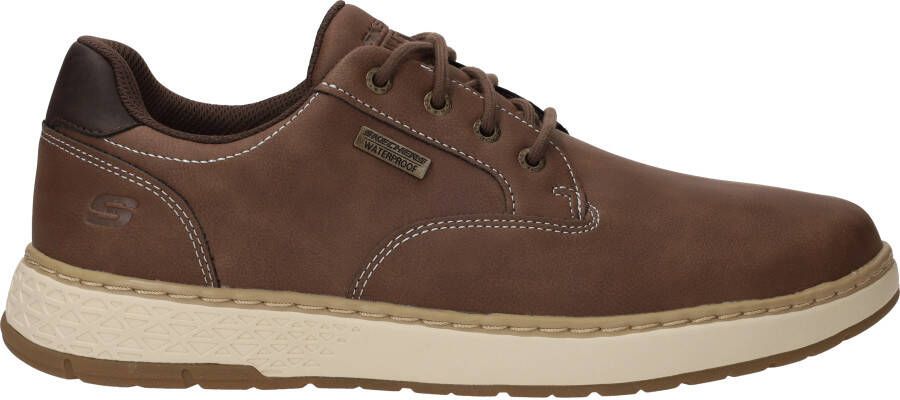 Skechers Garlan Pryor Waterproof Veterschoenen Heren Bruin