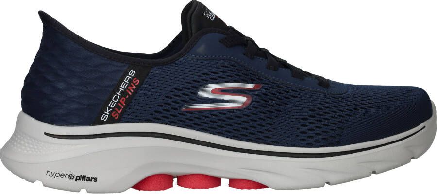 Skechers Go Walk 7 Free Hand 2 Slip-Ins Sneakers Heren Blauw