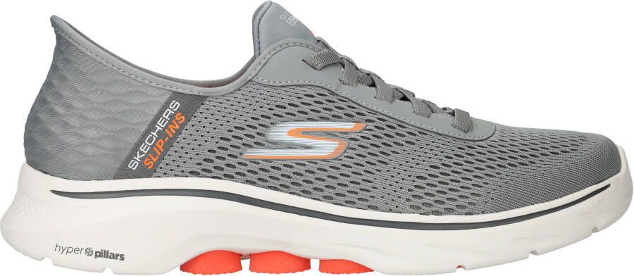 Skechers Go Walk 7 Free Hand 2 Slip-Ins Sneakers Heren Grijs