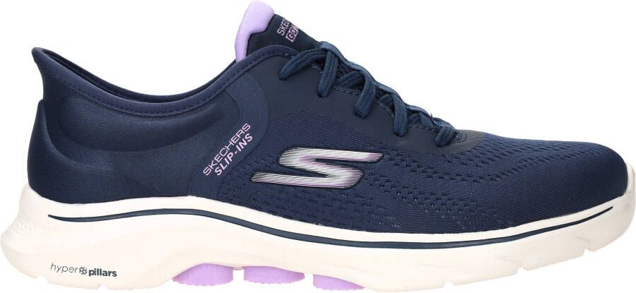 Skechers Go Walk 7 Valin Slip-Ins VEGAN Veterschoen Dames Blauw