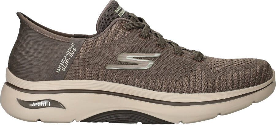 Skechers Go Walk Arch Fit 2.0 Grand Select 2 Slip-Ins Sneakers Heren Taupe