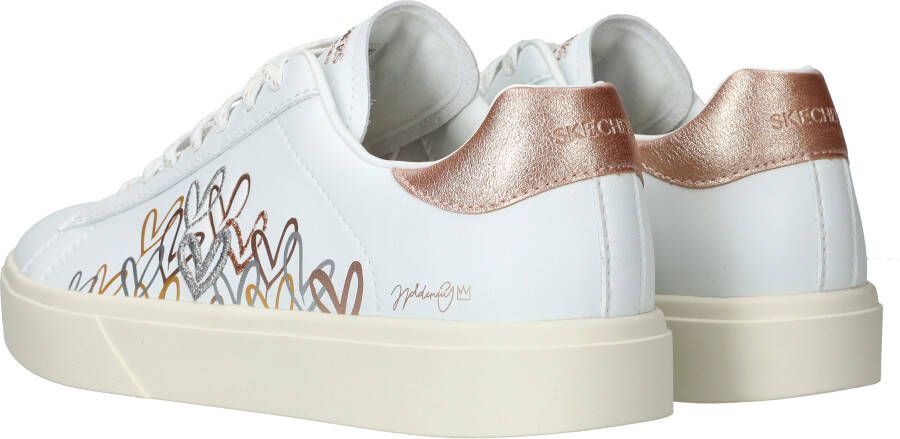 Skechers JGoldcrown Eden LX Gleaming Hearts Sneakers Dames Wit