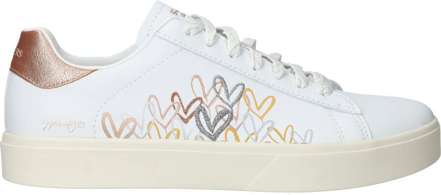 Skechers JGoldcrown Eden LX Gleaming Hearts Sneakers Dames Wit