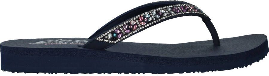 Skechers Meditation Butterfly Garden VEGAN Slipper Dames Blauw