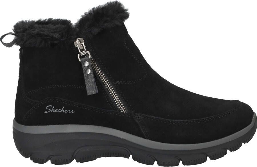 Skechers Relaxed Fit Easy Going Cool Zip! Boots Dames Zwart