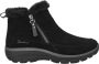 Skechers Relaxed Fit Easy Going Cool Zip! Boots Dames Zwart - Thumbnail 1