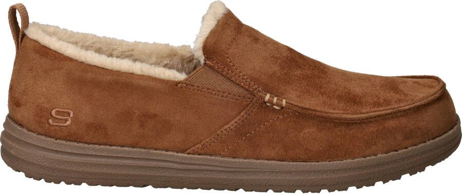 Skechers Relaxed Fit Melson Willmore Pantoffels Cognac