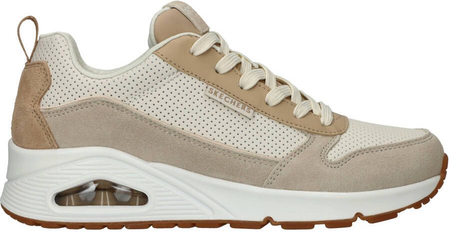 Skechers Uno 2 Much Fun Sneakers Dames Beige