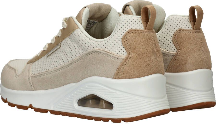 Skechers Uno 2 Much Fun Sneakers Dames Beige