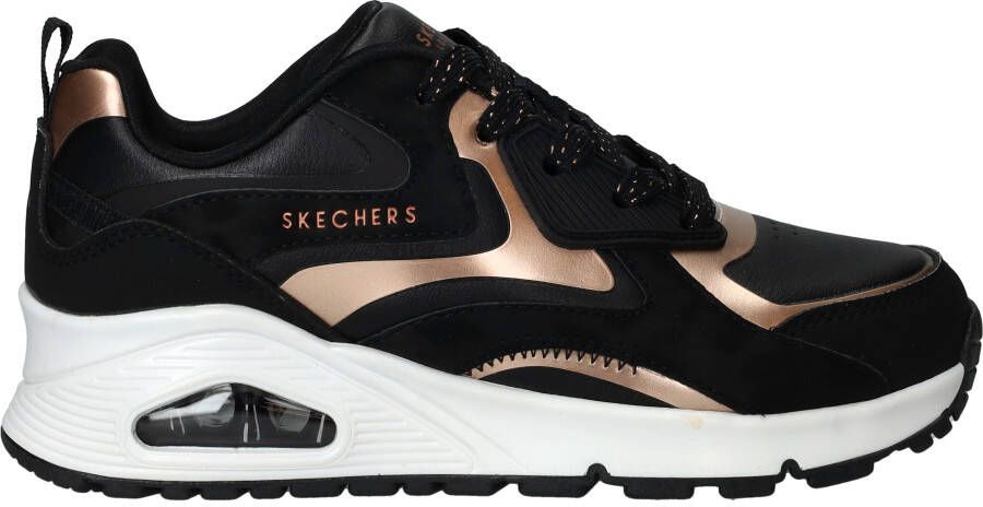 Skechers Uno Gen1 Color Surge Sneakers Zwart