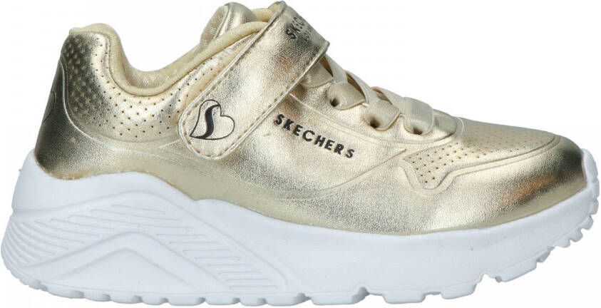 Skechers Uno Lite Chrome Steps Sneaker Goud