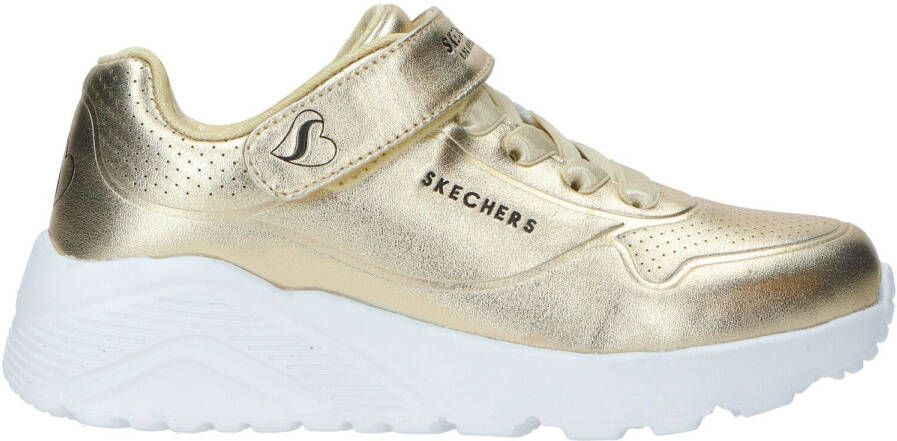 Skechers Uno Lite Chrome Steps Sneaker Meisjes Goud