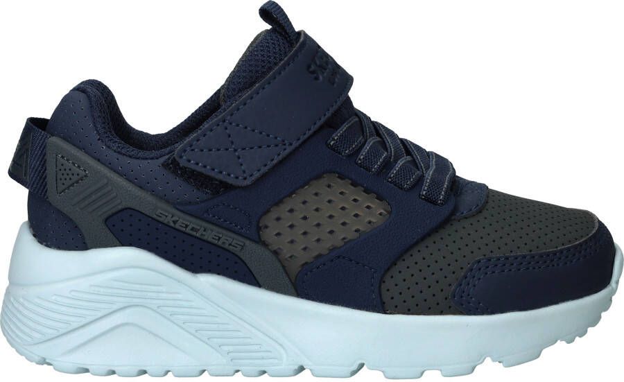 Skechers Uno Lite Gridstill Sneakers Jongens Blauw