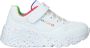 Skechers Uno Lite Rainbow Specks Sneakers Meisjes Wit - Thumbnail 1