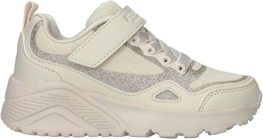 Skechers Uno Lite Sneaker Meisjes Beige Goud