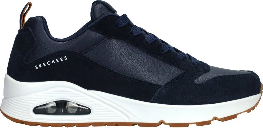 Skechers Uno Stacre Sneakers Heren Blauw