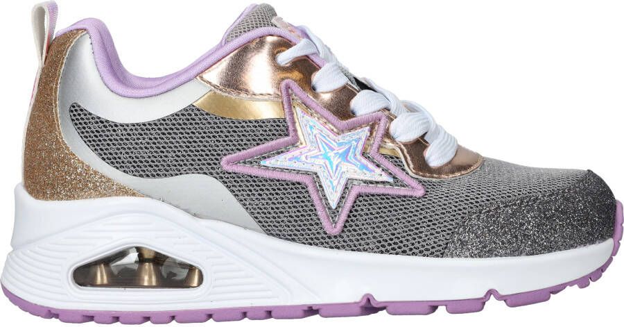 Skechers Uno Starry Vibe Sneakers Meisjes Zilver