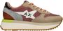 Sun68 Grote Stargirl Gedrukt Logo Platform Sneaker Multicolor Dames - Thumbnail 3