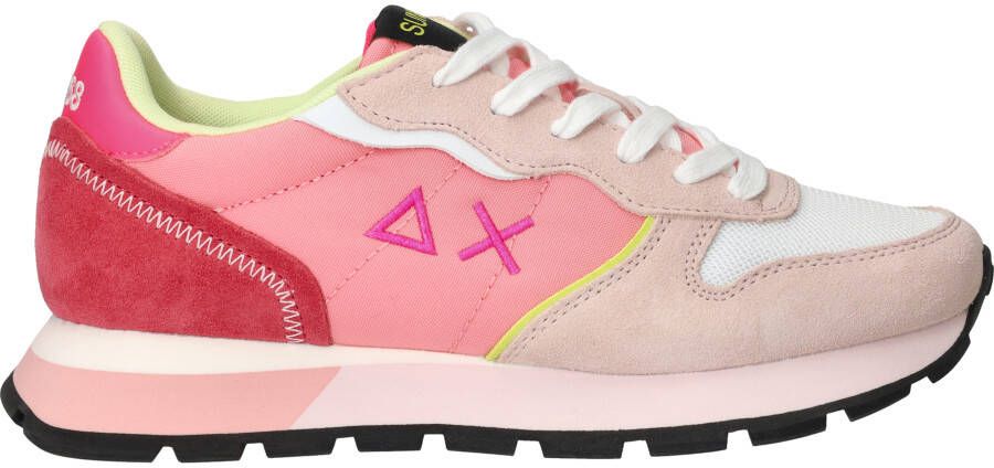 SUN68 Sun 68 Ally Color Explosion Sneakers Dames Roze