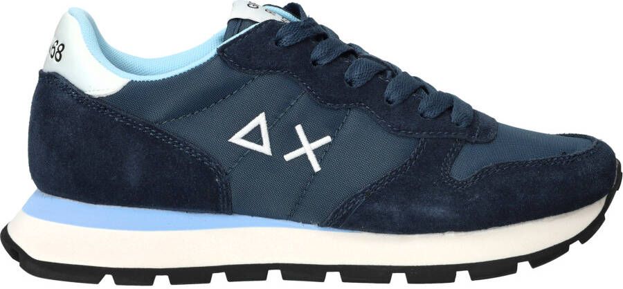 SUN68 Sun 68 Ally Solid Nylon Sneakers Dames Blauw