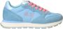 SUN68 Sun 68 Ally Solid Nylon Sneakers Dames Blauw - Thumbnail 2