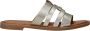 Tamaris Metallic Gouden Leren Slipper Multicolor Dames - Thumbnail 38