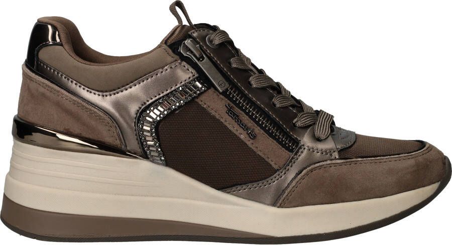 Tamaris Sneakers Dames Taupe