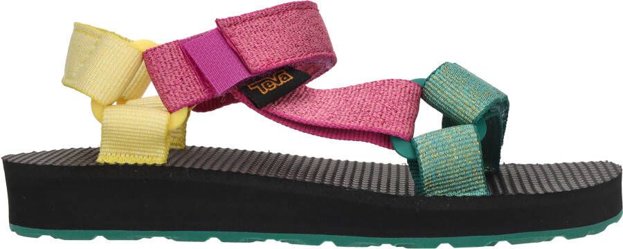 Teva sandalen roze geel groen Meisjes Textiel Meerkleurig 29 30 - Foto 4