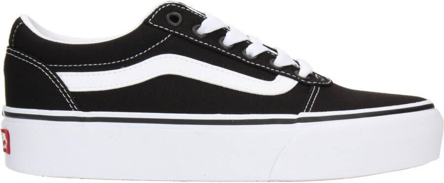 Vans Ward Platform Sneakers Dames Zwart