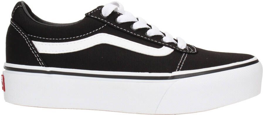 Vans Ward Platform Sneakers Meisjes Zwart