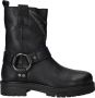 Vingino Carice Biker boots zwart Leer Dames - Thumbnail 4