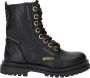 Vingino Shirley Veterboots zwart Leer Dames - Thumbnail 5