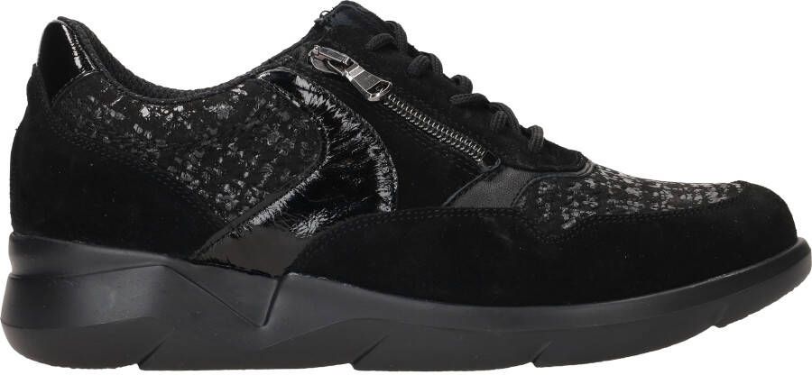 Waldlaufer Funky Sneakers Dames Zwart