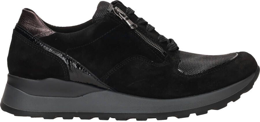 Waldlaufer Hiroko Sneakers Dames Zwart