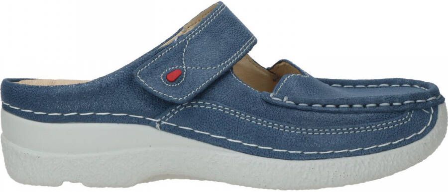 Wolky Roll Slipper Comfortschoen Dames Blauw