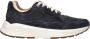 Xsensible Blauwe Leren Sneaker met Gevormd Voetbed en Verharde Hiel Blue Heren - Thumbnail 2