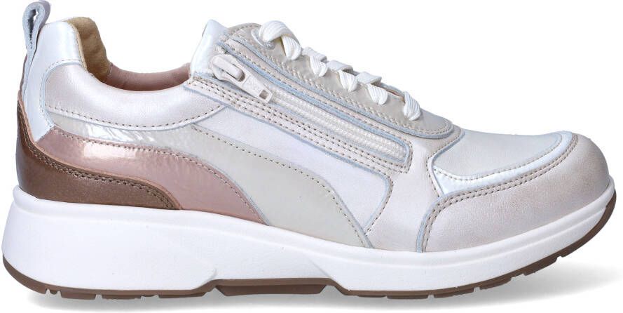 Xsensible Dames Veterschoenen Valletta Soft Pearl Combi Platina