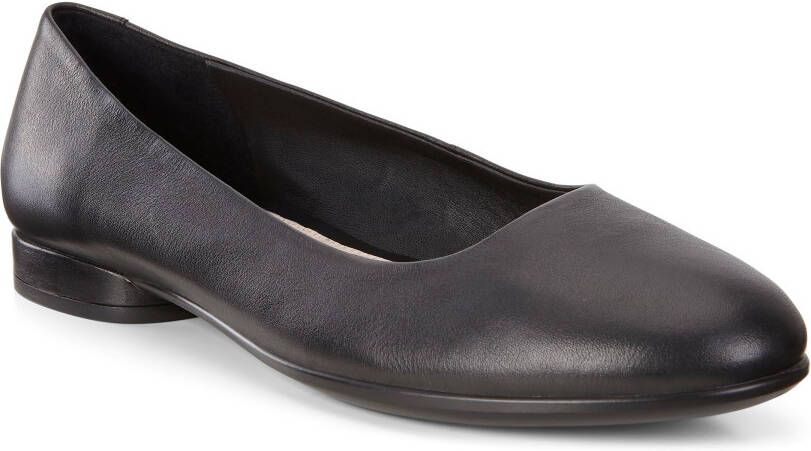 ECCO Anine Dames leren ballerina Zwart Size: 36 (UK 3.5-4)