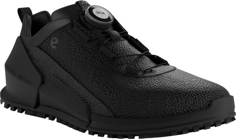 ECCO Biom 2.0 M Heren leren sneaker Zwart Size: 45 (UK 10.5-11)