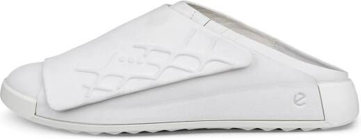 ECCO Cozmo Shoe M Heren leren muiltje met dichte neus Wit Size: 45 (UK 10.5-11)