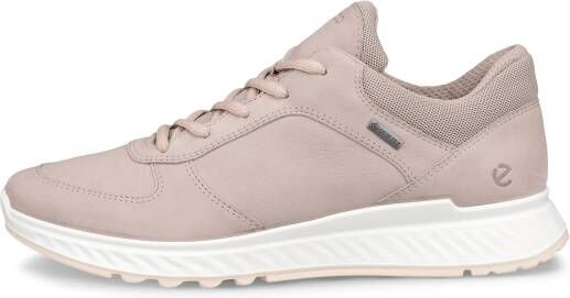 ECCO Exostride W Dames nubuck sneaker met Gore-Tex Beige Size: 35 (UK 2.5-3)